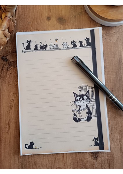 Özel Tasarım Hayvan Temalı Notepad