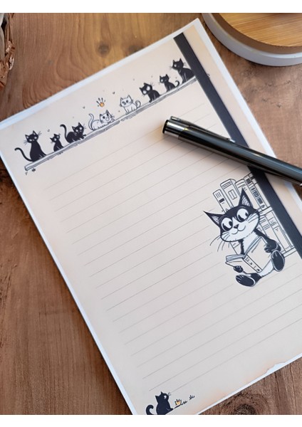 Özel Tasarım Hayvan Temalı Notepad