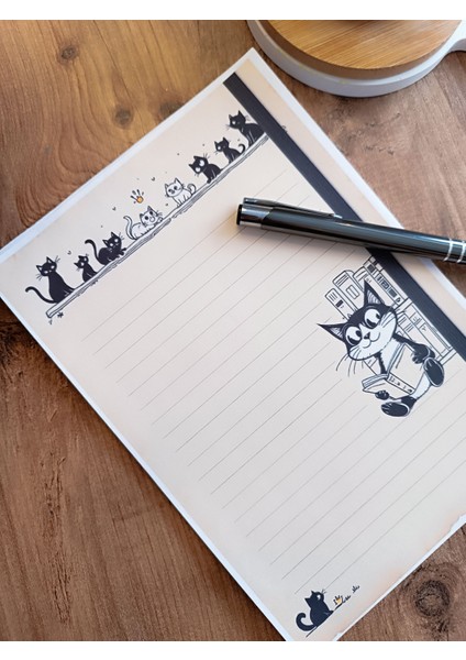 Özel Tasarım Hayvan Temalı Notepad