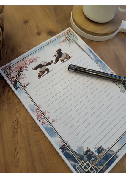 Özel Tasarım Animasyon Karakterleri Temalı Notepad
