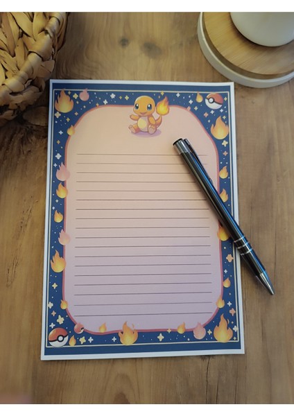 Özel Tasarım Çizgi Film Karakterleri Temalı Notepad