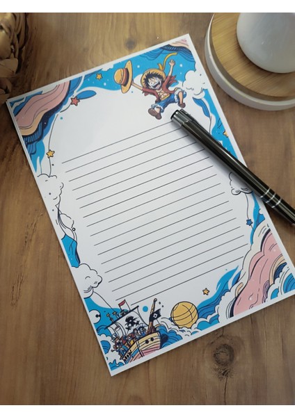 Özel Tasarım Anime Temalı Notepad