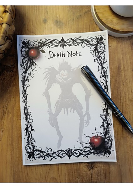 Özel Tasarım Anime Temalı Notepad