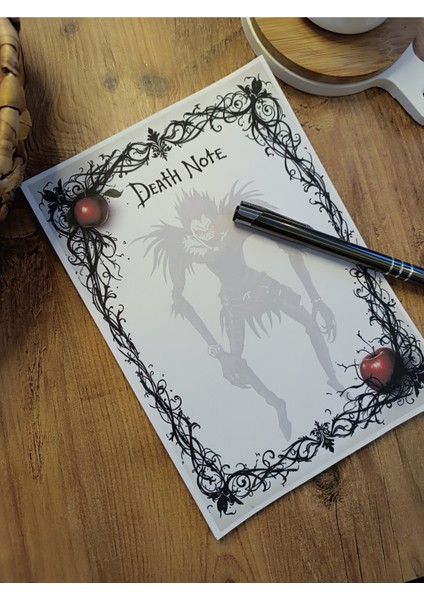 Özel Tasarım Anime Temalı Notepad