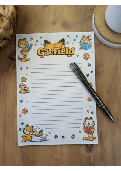 Özel Tasarım Çizgi Film Karakterleri Temalı Notepad