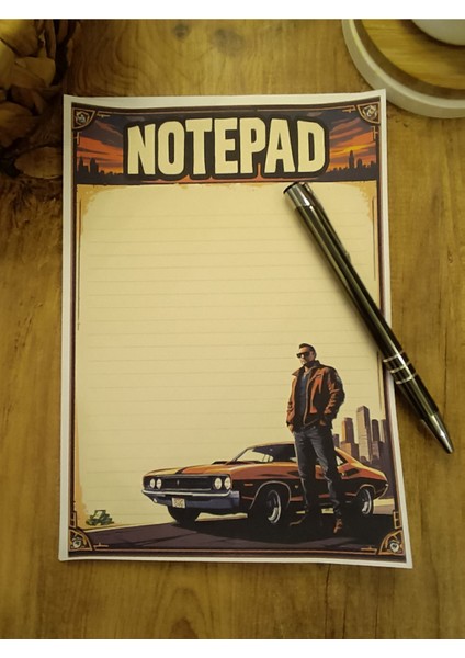 Özel Tasarım Oyun Karakterleri Temalı Notepad