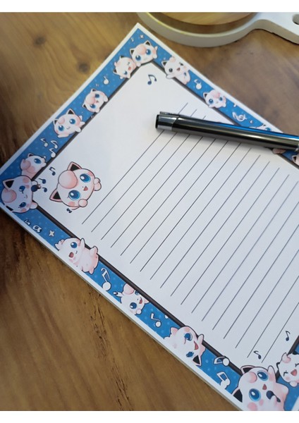 Özel Tasarım Çizgi Film Karakterleri Temalı Notepad modelleri