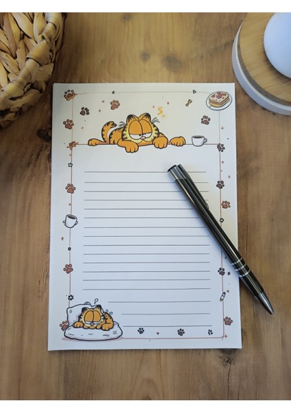 Özel Tasarım Çizgi Film Karakterleri Temalı Notepad