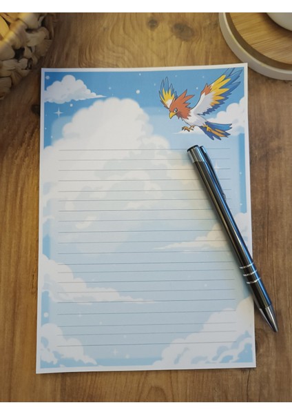 Özel Tasarım Çizgi Film Karakterleri Temalı Notepad
