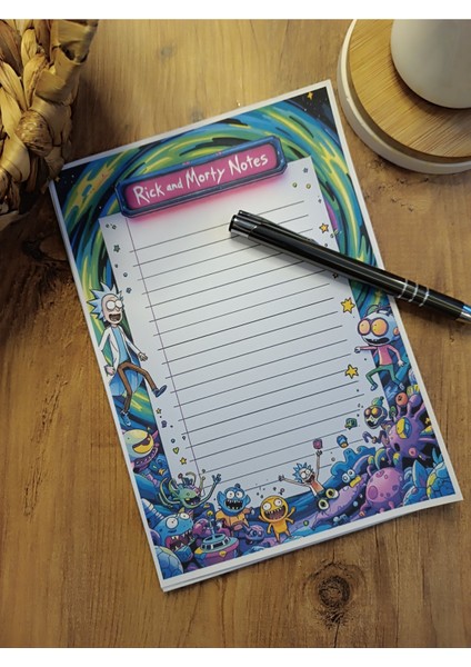 Özel Tasarım Çizgi Film Karakterleri Temalı Notepad fiyatları