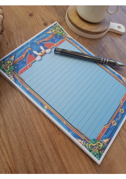 Özel Tasarım Animasyon Karakterleri Temalı Notepad