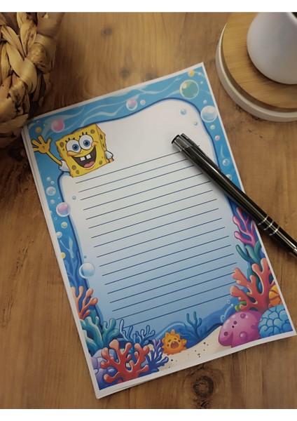 Özel Tasarım Çizgi Film Karakterleri Temalı Notepad fiyatları
