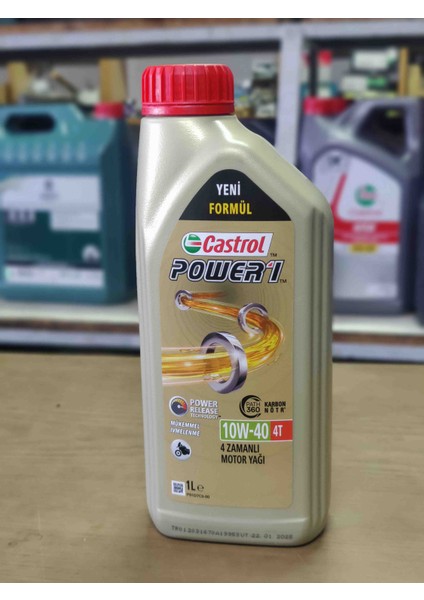 Power 1 4t 10W40 Motorsiklet Yağı 1 Lt Orjinal Ürün
