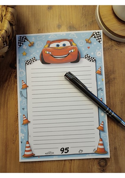Özel Tasarım Animasyon Karakterleri Temalı Notepad
