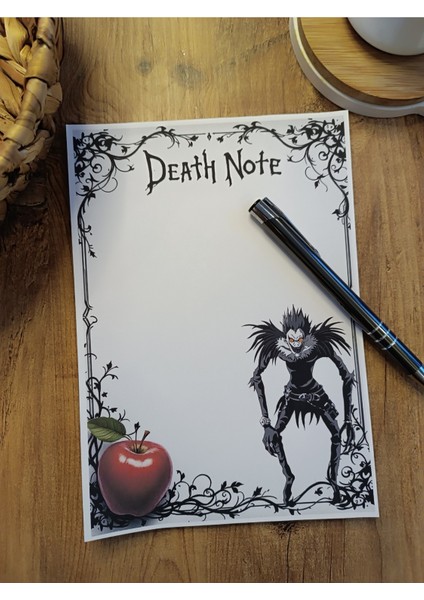 Özel Tasarım Anime Temalı Notepad