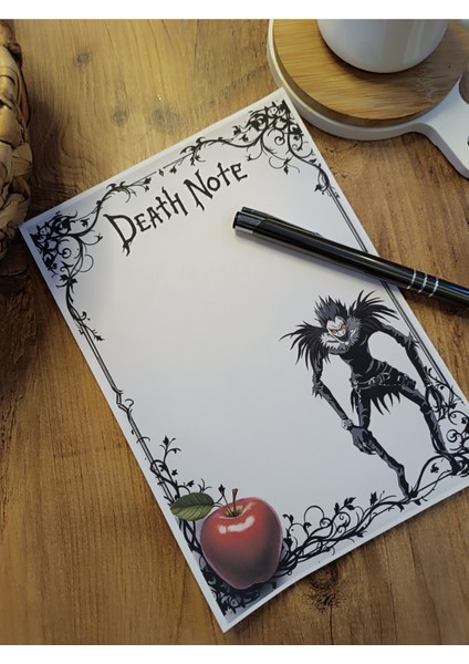 Özel Tasarım Anime Temalı Notepad
