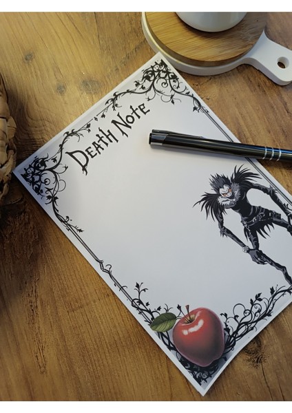 Özel Tasarım Anime Temalı Notepad