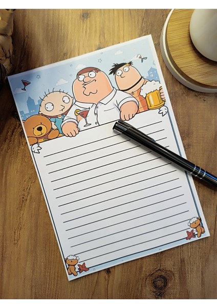 Özel Tasarım Çizgi Film Karakterleri Temalı Notepad fiyatları