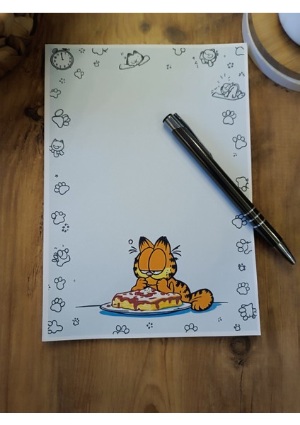 Özel Tasarım Çizgi Film Karakterleri Temalı Notepad