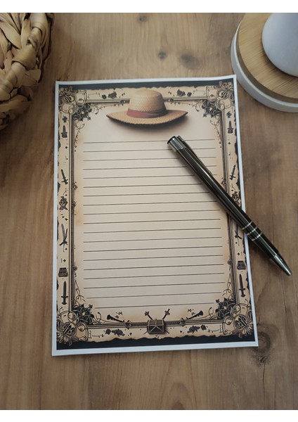 Özel Tasarım Anime Temalı Notepad