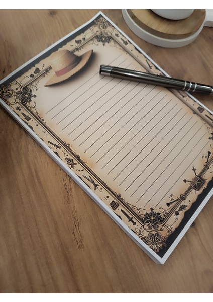 Özel Tasarım Anime Temalı Notepad