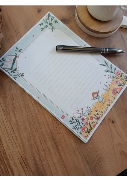 Özel Tasarım Çizgi Film Karakterleri Temalı Notepad