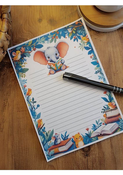 Özel Tasarım Hayvan Temalı Notepad