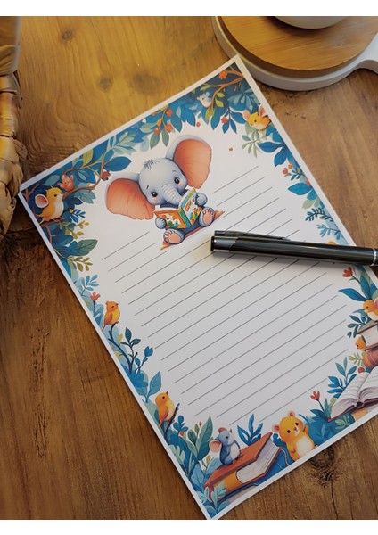 Özel Tasarım Hayvan Temalı Notepad