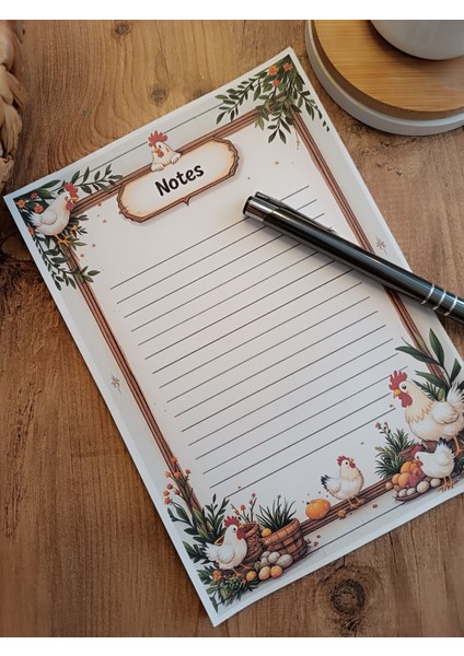 Özel Tasarım Hayvan Temalı Notepad
