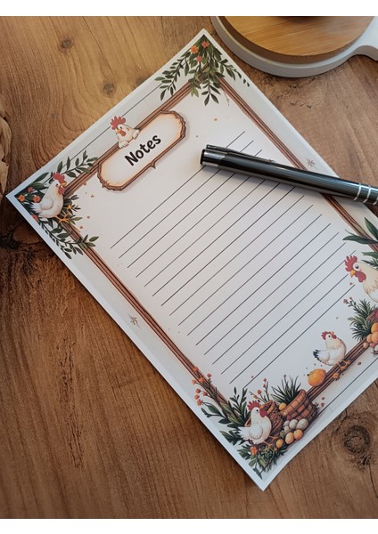 Özel Tasarım Hayvan Temalı Notepad