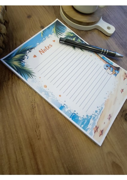 Özel Tasarım Çizgi Film Karakterleri Temalı Notepad modelleri