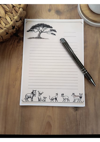 Özel Tasarım Animasyon Karakterleri Temalı Notepad