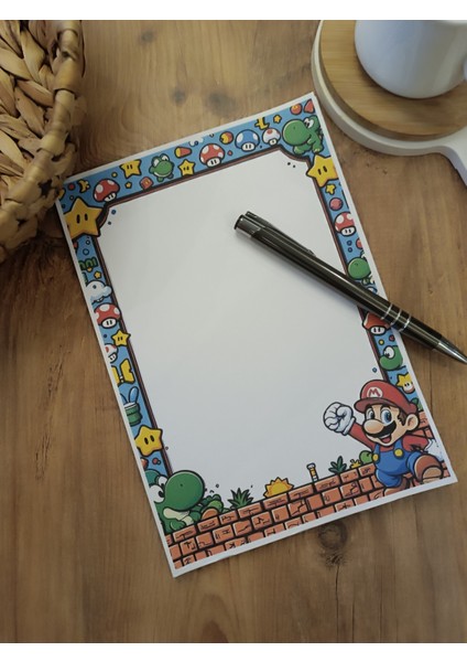 Özel Tasarım Animasyon Karakterleri Temalı Notepad