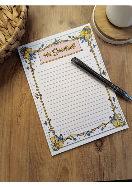 Özel Tasarım Çizgi Film Karakterleri Temalı Notepad fiyatları