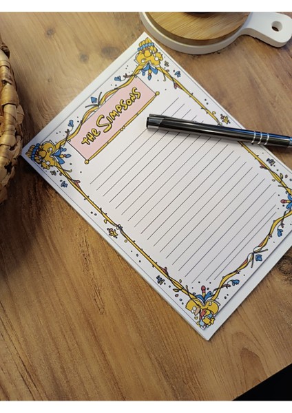 Özel Tasarım Çizgi Film Karakterleri Temalı Notepad modelleri