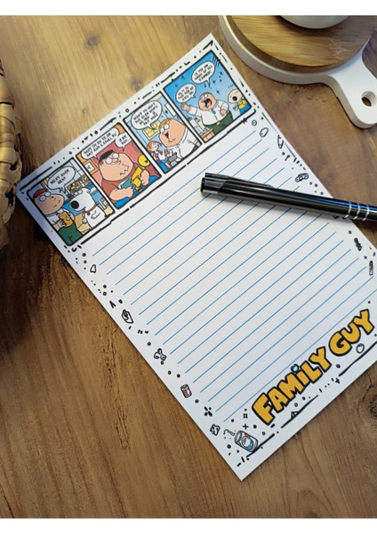Özel Tasarım Çizgi Film Karakterleri Temalı Notepad modelleri