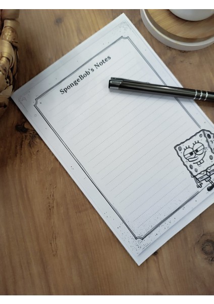 Özel Tasarım Çizgi Film Karakterleri Temalı Notepad modelleri