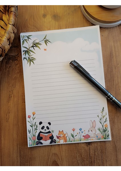 Özel Tasarım Hayvan Temalı Notepad