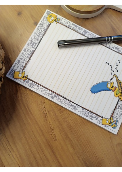 Özel Tasarım Çizgi Film Karakterleri Temalı Notepad modelleri