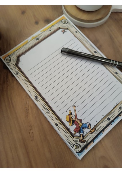 Özel Tasarım Anime Temalı Notepad