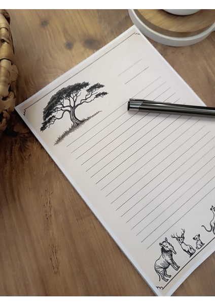 Özel Tasarım Animasyon Karakterleri Temalı Notepad