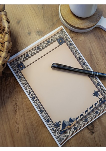 Özel Tasarım Mısır Temalı Notepad modelleri