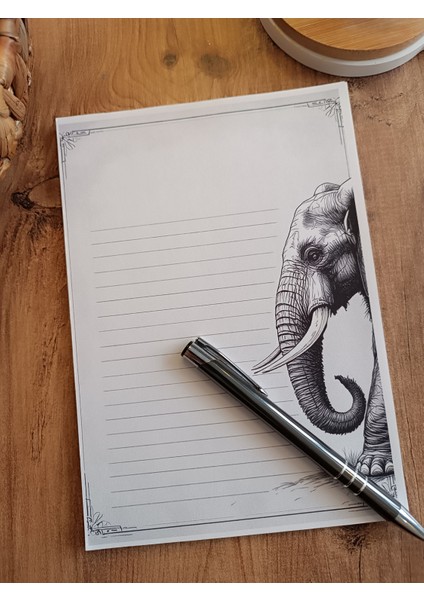 Özel Tasarım Hayvan Temalı Notepad