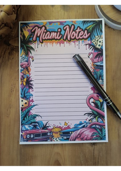 Özel Tasarım Oyun Karakterleri Temalı Notepad