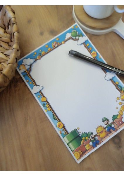 Özel Tasarım Animasyon Karakterleri Temalı Notepad