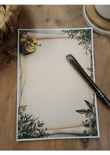 Özel Tasarım Animasyon Karakterleri Temalı Notepad