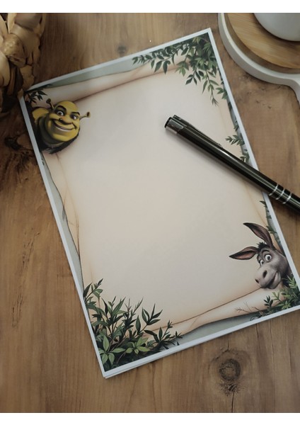 Özel Tasarım Animasyon Karakterleri Temalı Notepad