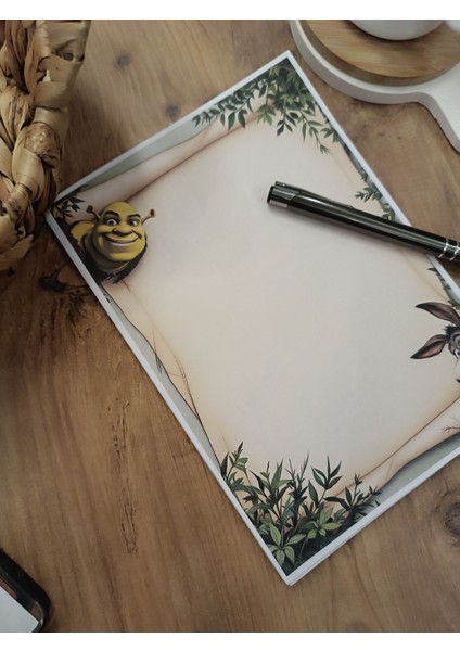 Özel Tasarım Animasyon Karakterleri Temalı Notepad