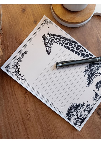 Özel Tasarım Hayvan Temalı Notepad