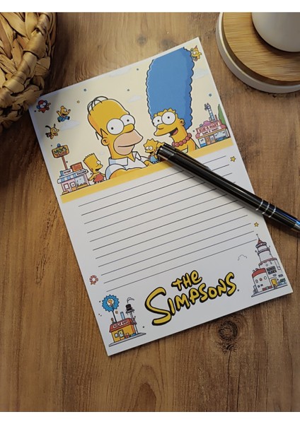 Özel Tasarım Çizgi Film Karakterleri Temalı Notepad fiyatları